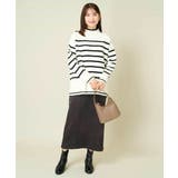 【洗える】バックスリットニット | a.v.v【WOMEN】 | 詳細画像49 