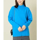 ブルー | 【洗える】バックスリットニット | a.v.v【WOMEN】