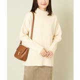 ホワイト | 【洗える】バックスリットニット | a.v.v【WOMEN】