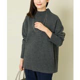 ダークグレー | 【洗える】バックスリットニット | a.v.v【WOMEN】