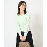 【洗える】Vネックパフスリーブニット/アンサンブル対応 | a.v.v【WOMEN】 | 詳細画像10