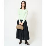 【洗える】Vネックパフスリーブニット/アンサンブル対応 | a.v.v【WOMEN】 | 詳細画像13