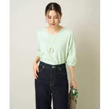 【洗える】Vネックパフスリーブニット/アンサンブル対応 | a.v.v【WOMEN】 | 詳細画像16