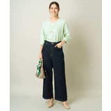 【洗える】Vネックパフスリーブニット/アンサンブル対応 | a.v.v【WOMEN】 | 詳細画像17