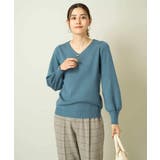 【洗える】Vネックパフスリーブニット/アンサンブル対応 | a.v.v【WOMEN】 | 詳細画像20