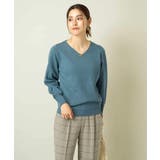 【洗える】Vネックパフスリーブニット/アンサンブル対応 | a.v.v【WOMEN】 | 詳細画像21