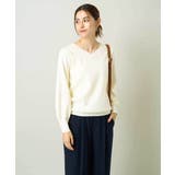 【洗える】Vネックパフスリーブニット/アンサンブル対応 | a.v.v【WOMEN】 | 詳細画像27