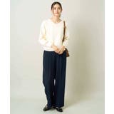 【洗える】Vネックパフスリーブニット/アンサンブル対応 | a.v.v【WOMEN】 | 詳細画像28