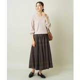 【洗える】Vネックパフスリーブニット/アンサンブル対応 | a.v.v【WOMEN】 | 詳細画像36