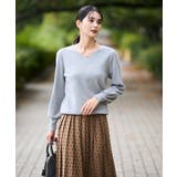 【洗える】Vネックパフスリーブニット/アンサンブル対応 | a.v.v【WOMEN】 | 詳細画像39