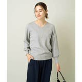 【洗える】Vネックパフスリーブニット/アンサンブル対応 | a.v.v【WOMEN】 | 詳細画像43