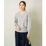 【洗える】Vネックパフスリーブニット/アンサンブル対応 | a.v.v【WOMEN】 | 詳細画像44