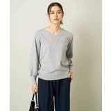 【洗える】Vネックパフスリーブニット/アンサンブル対応 | a.v.v【WOMEN】 | 詳細画像45