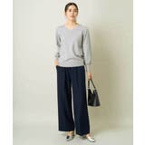 【洗える】Vネックパフスリーブニット/アンサンブル対応 | a.v.v【WOMEN】 | 詳細画像48