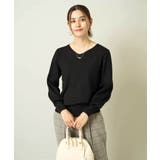 【洗える】Vネックパフスリーブニット/アンサンブル対応 | a.v.v【WOMEN】 | 詳細画像49