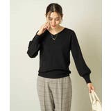 【洗える】Vネックパフスリーブニット/アンサンブル対応 | a.v.v【WOMEN】 | 詳細画像51