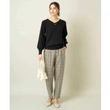 【洗える】Vネックパフスリーブニット/アンサンブル対応 | a.v.v【WOMEN】 | 詳細画像53