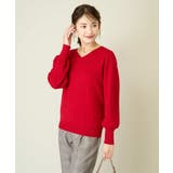 【洗える】Vネックパフスリーブニット/アンサンブル対応 | a.v.v【WOMEN】 | 詳細画像61