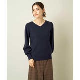 【洗える】Vネックパフスリーブニット/アンサンブル対応 | a.v.v【WOMEN】 | 詳細画像65