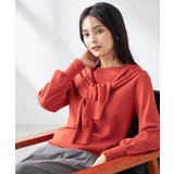 【洗える】ボートネックパフスリーブニット【アンサンブル対応】 | a.v.v【WOMEN】 | 詳細画像1