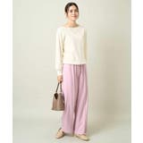 【洗える】ボートネックパフスリーブニット【アンサンブル対応】 | a.v.v【WOMEN】 | 詳細画像11