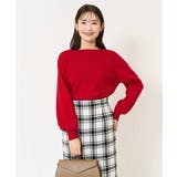 【洗える】ボートネックパフスリーブニット【アンサンブル対応】 | a.v.v【WOMEN】 | 詳細画像21