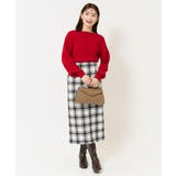 【洗える】ボートネックパフスリーブニット【アンサンブル対応】 | a.v.v【WOMEN】 | 詳細画像22