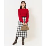 【洗える】ボートネックパフスリーブニット【アンサンブル対応】 | a.v.v【WOMEN】 | 詳細画像23