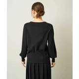 【洗える】ボートネックパフスリーブニット【アンサンブル対応】 | a.v.v【WOMEN】 | 詳細画像35