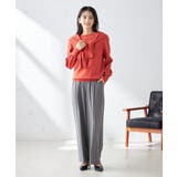 【洗える】ボートネックパフスリーブニット【アンサンブル対応】 | a.v.v【WOMEN】 | 詳細画像51