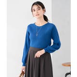 【洗える】求心風クルーネックニット【新色追加】 | a.v.v【WOMEN】 | 詳細画像1 