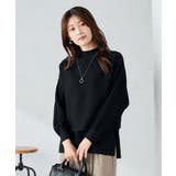 ブラック | 【2SET 雑誌InRed(宝島社)12月号掲載】クロップドニット＆ニットベスト | a.v.v【WOMEN】