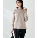 グレージュ | 【洗える】プチハイネックニット | a.v.v【WOMEN】