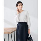 ヘアリーラメVネックニット | a.v.v【WOMEN】 | 詳細画像29