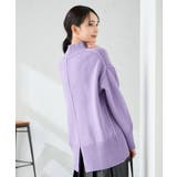 パープル | バックスリットニット | a.v.v【WOMEN】