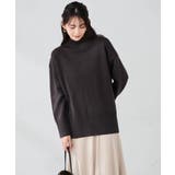 ダークグレー | バックスリットニット | a.v.v【WOMEN】