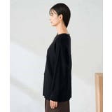 【洗える】切替ボートネックチュニックニット | a.v.v【WOMEN】 | 詳細画像57