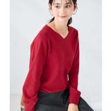 Vネックパフスリーブニット | a.v.v【WOMEN】 | 詳細画像6 