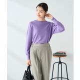 【洗える】ボートネック美ラクるパフスリーブニット | a.v.v【WOMEN】 | 詳細画像18