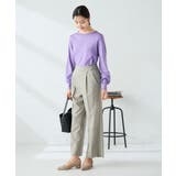 【洗える】ボートネック美ラクるパフスリーブニット | a.v.v【WOMEN】 | 詳細画像20