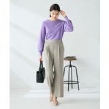 【洗える】ボートネック美ラクるパフスリーブニット | a.v.v【WOMEN】 | 詳細画像21