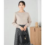 【洗える】ボートネック美ラクるパフスリーブニット | a.v.v【WOMEN】 | 詳細画像31