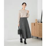 【洗える】ボートネック美ラクるパフスリーブニット | a.v.v【WOMEN】 | 詳細画像34