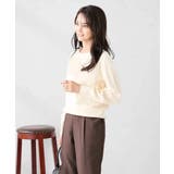 【洗える】ボートネック美ラクるパフスリーブニット | a.v.v【WOMEN】 | 詳細画像47