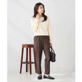 【洗える】ボートネック美ラクるパフスリーブニット | a.v.v【WOMEN】 | 詳細画像54