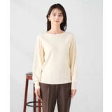 【洗える】ボートネック美ラクるパフスリーブニット | a.v.v【WOMEN】 | 詳細画像56