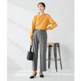 【洗える】ボートネック美ラクるパフスリーブニット | a.v.v【WOMEN】 | 詳細画像6