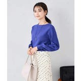 【洗える】ボートネック美ラクるパフスリーブニット | a.v.v【WOMEN】 | 詳細画像8