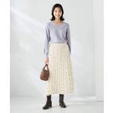 【洗える】Vネック美ラクるパフスリーブニット【WEB限定】 | a.v.v【WOMEN】 | 詳細画像10 