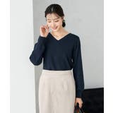 【洗える】Vネック美ラクるパフスリーブニット【WEB限定】 | a.v.v【WOMEN】 | 詳細画像14 